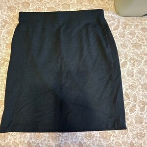Philosophy Black Skirt with Gold Zipper
